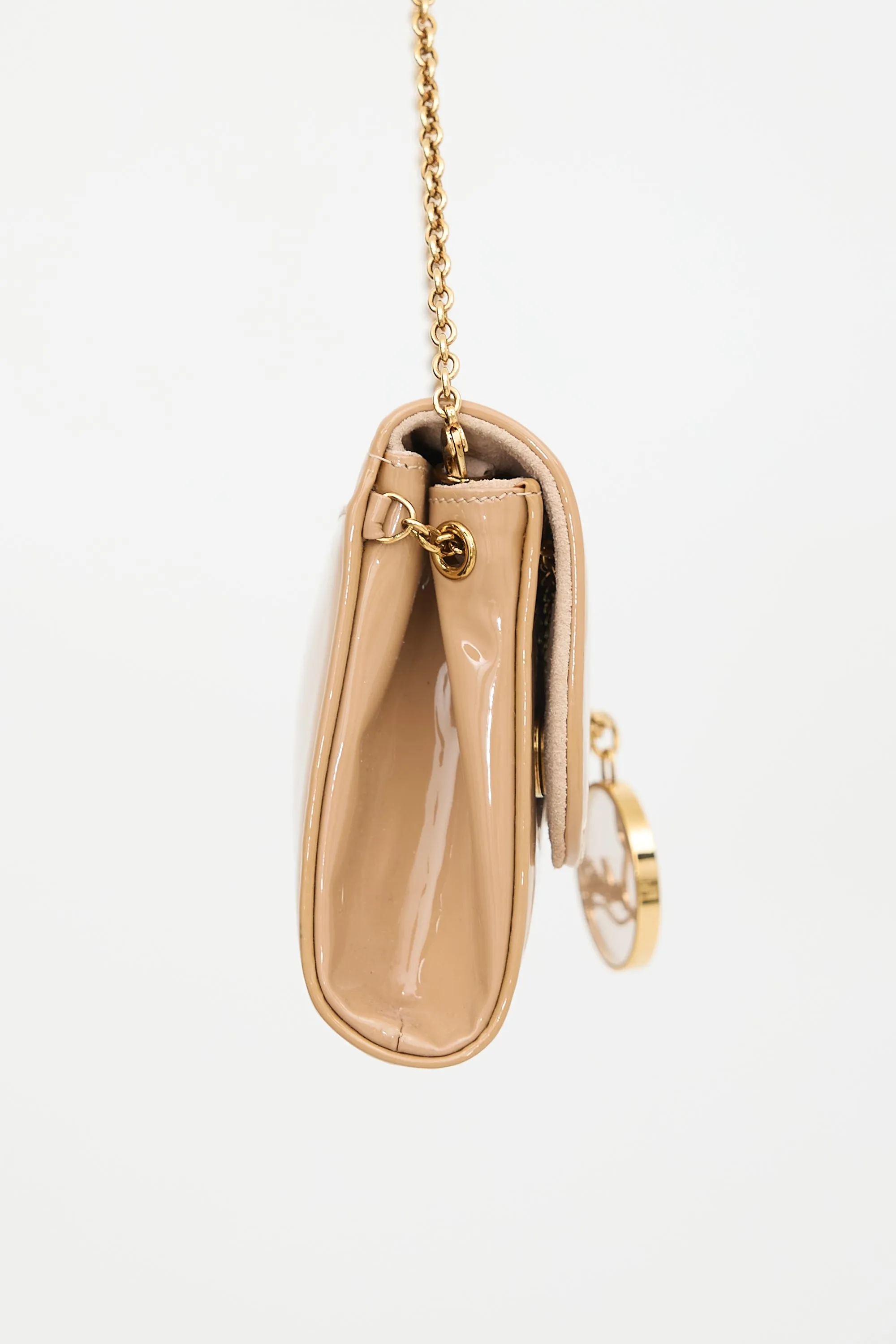 Patent Riviera Clutch sold by VSP Consignment product image thumbnail 3
