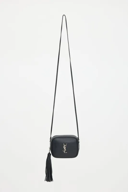 Leather Monogram Blogger Bag made by Yves Saint Laurent