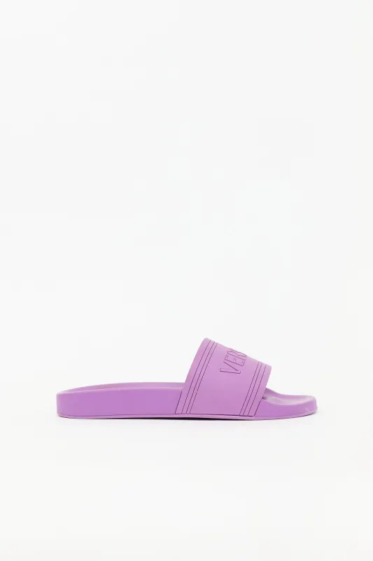 Rubber Logo Slide made by Versace