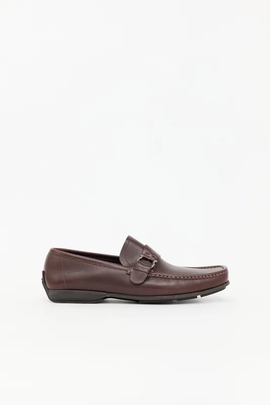 Leather Driving Loafer made by Salvatore Ferragamo