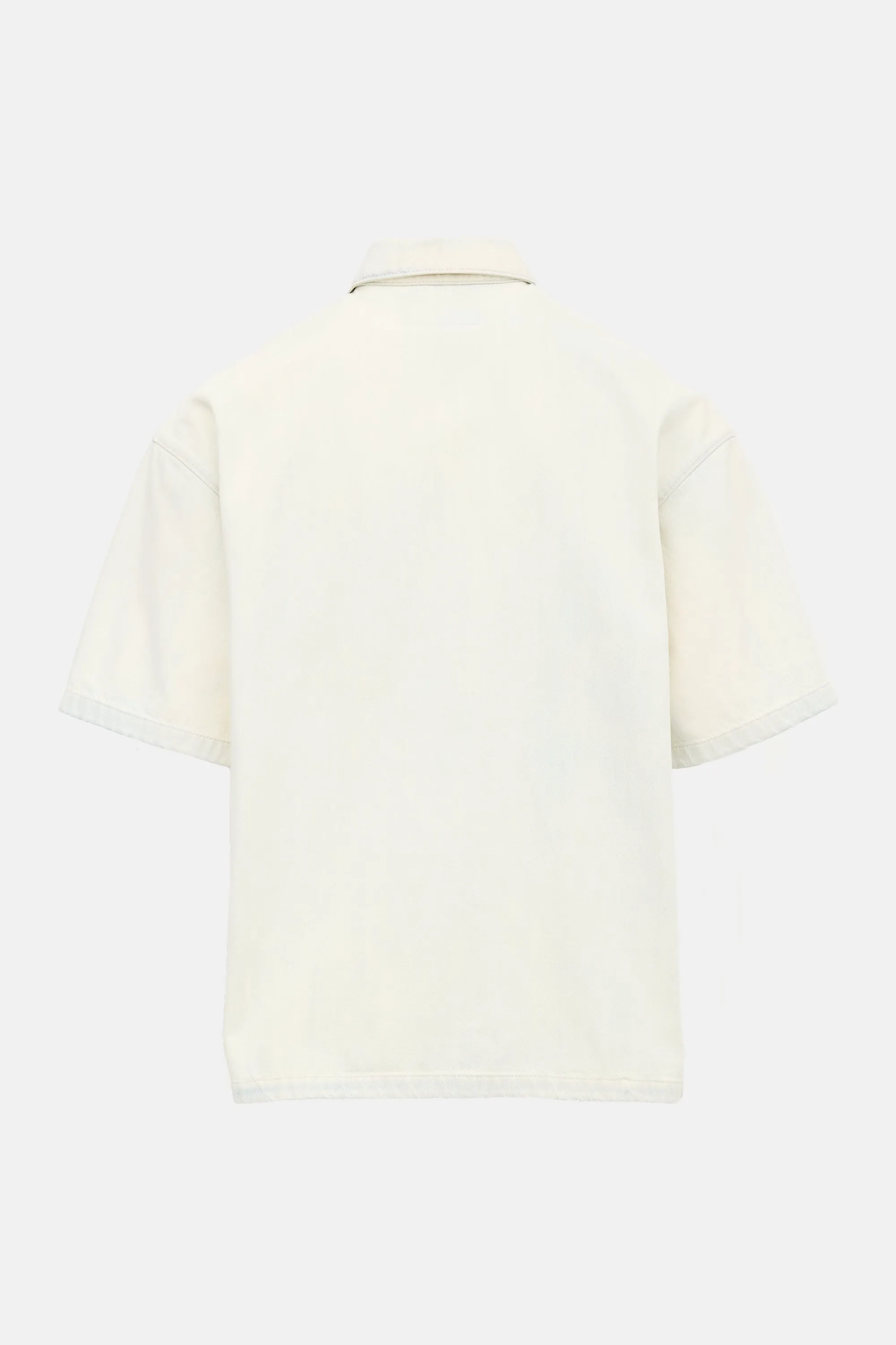 Bleached Denim Logo Shirt sold by VSP Consignment product image thumbnail 2