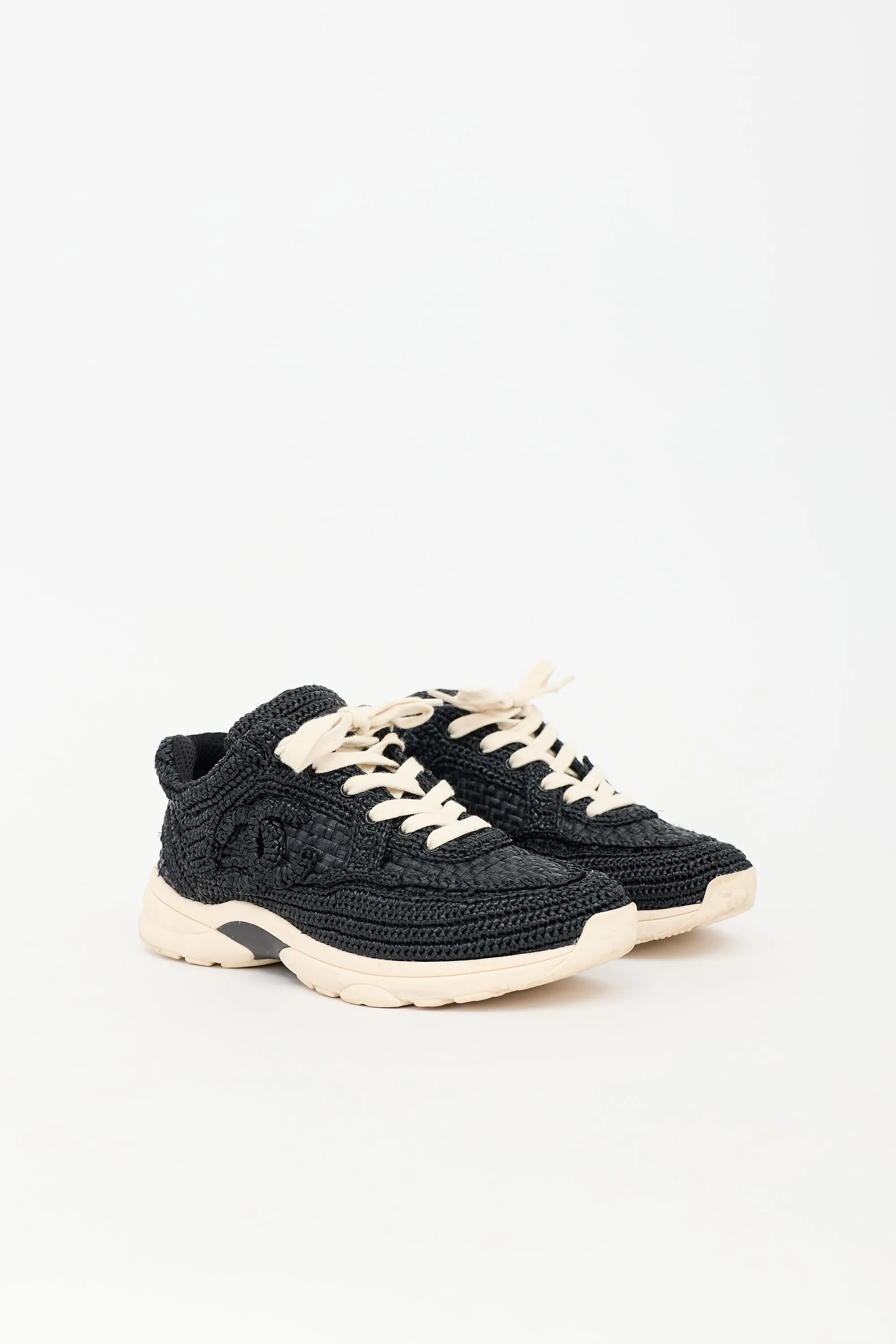 Raffia CC Sneaker sold by VSP Consignment product image thumbnail 3