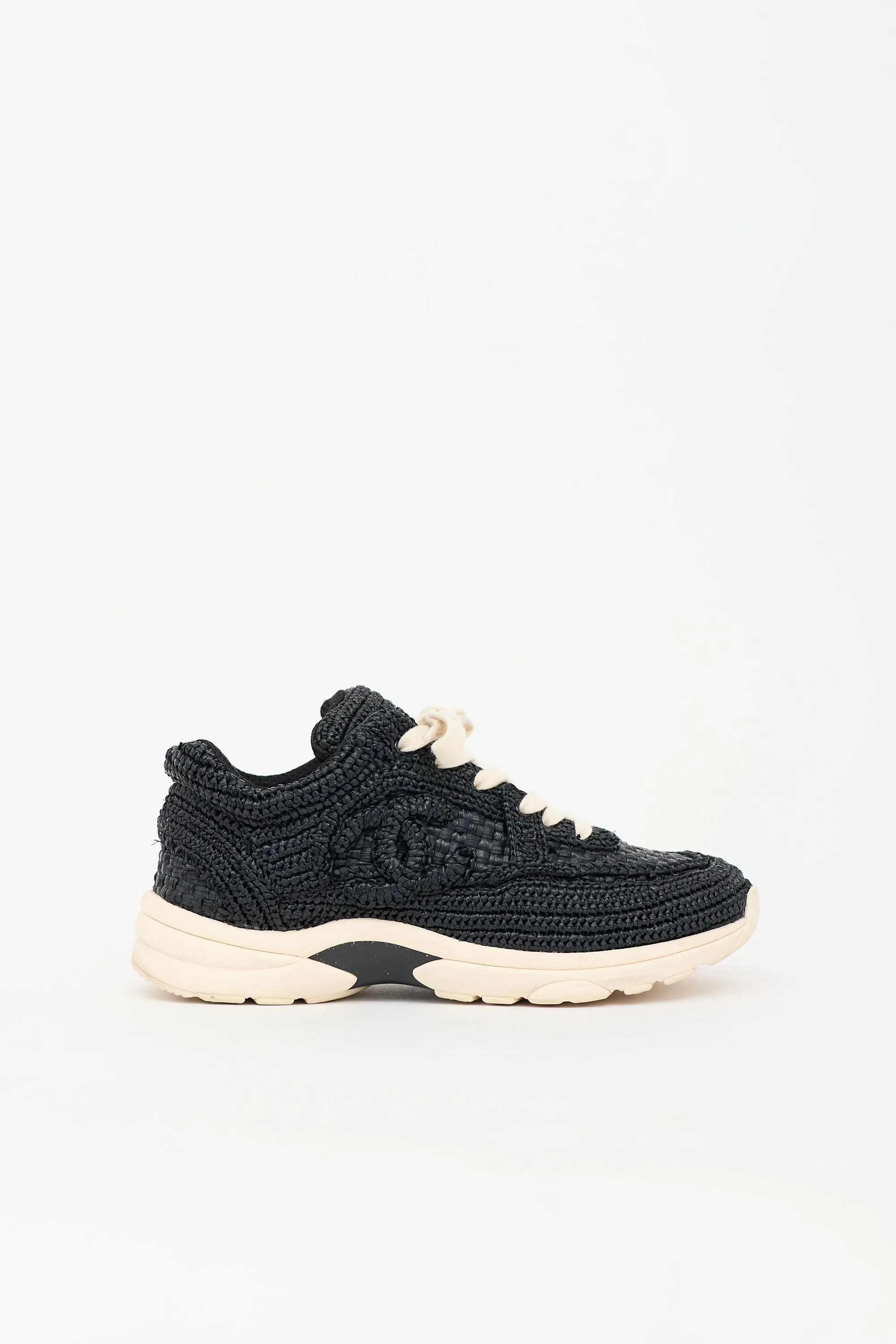 Raffia CC Sneaker sold by VSP Consignment