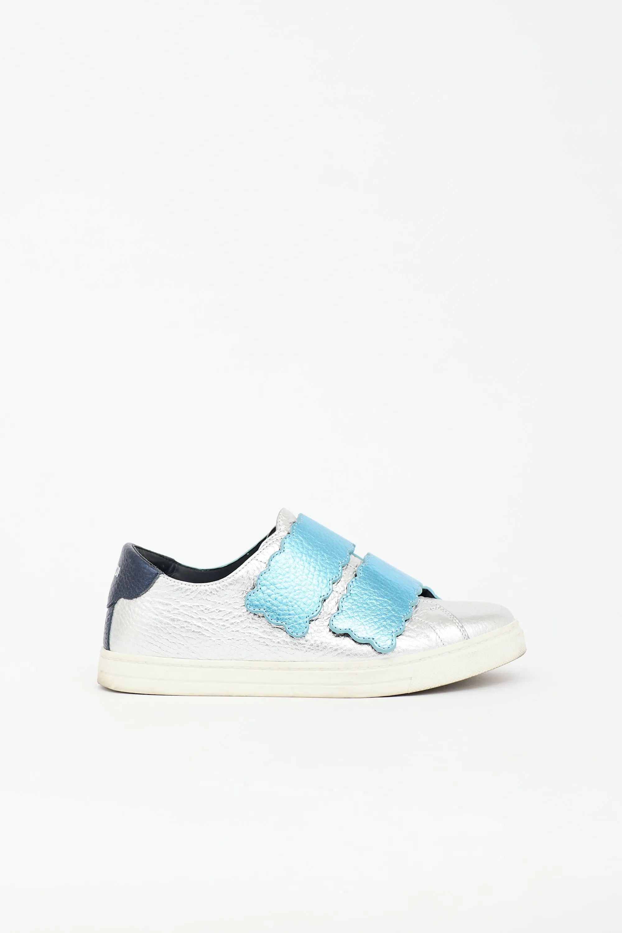 Leather Scalloped Sneaker sold by VSP Consignment
