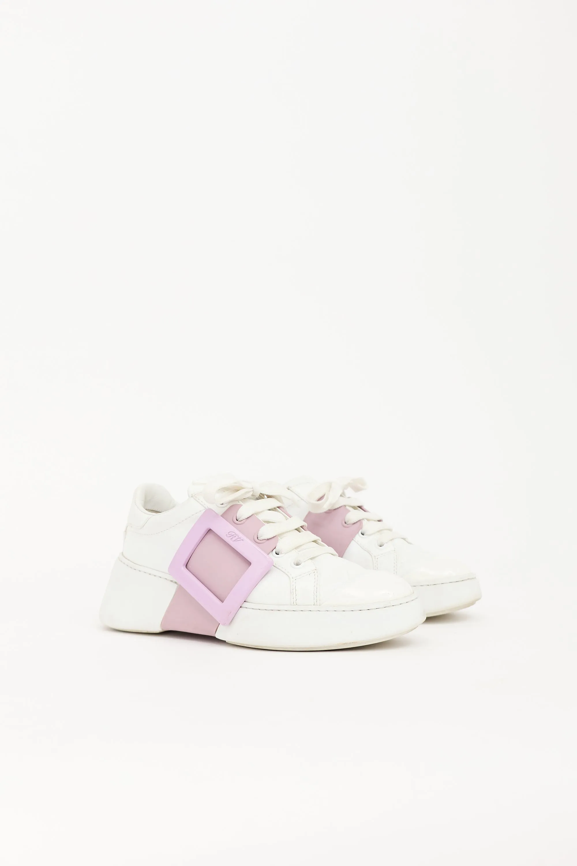 Leather Viv Skate Sneaker sold by VSP Consignment product image thumbnail 3