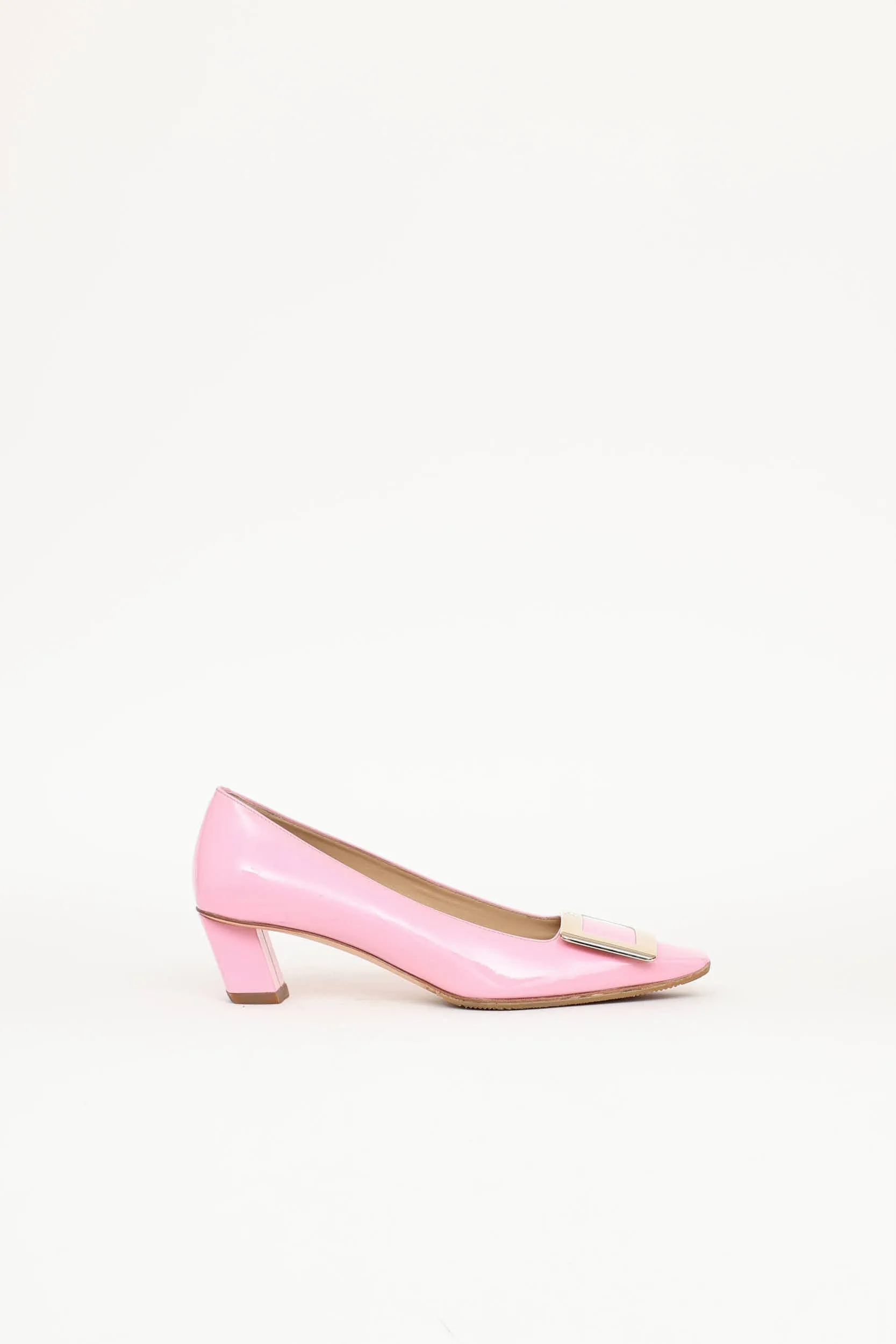 Patent Decolette Belle Pump sold by VSP Consignment
