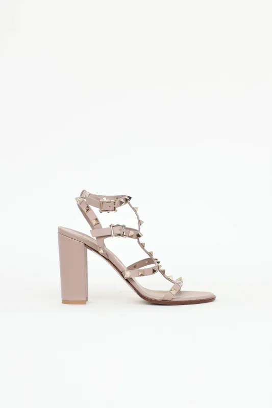 Rockstud Caged Sandal made by Valentino