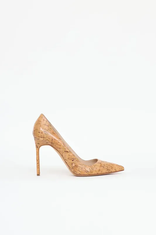Patent Cork Pump made by Manolo Blahnik