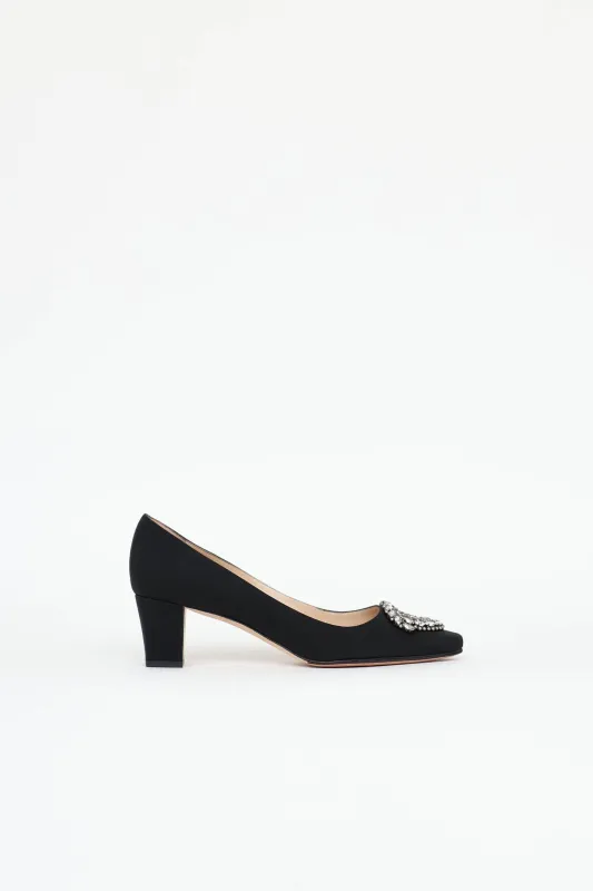 Crêpe De Chine Okkato Pump made by Manolo Blahnik