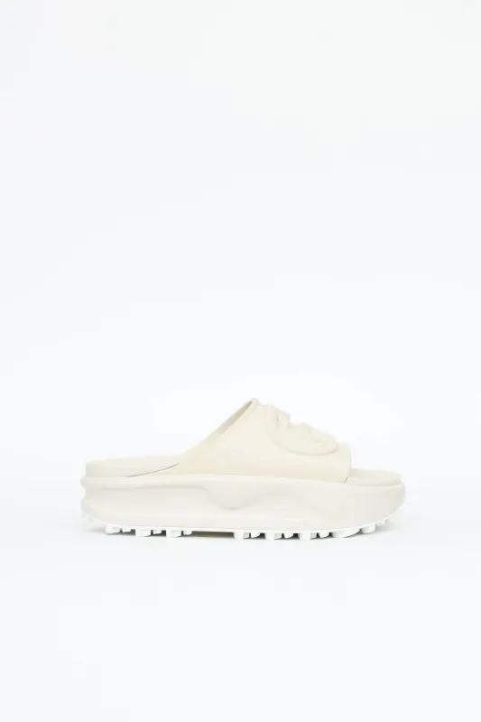 Rubber GG Platform Slide made by Gucci