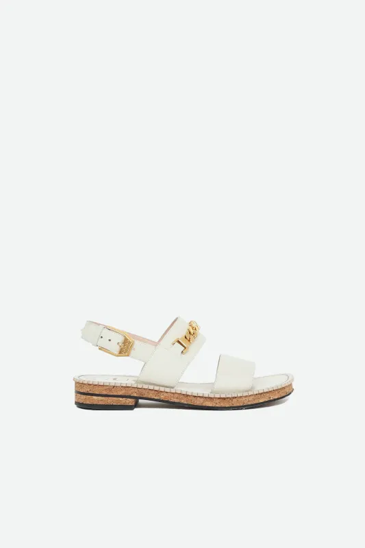 Leather Chain Sandal made by Gucci