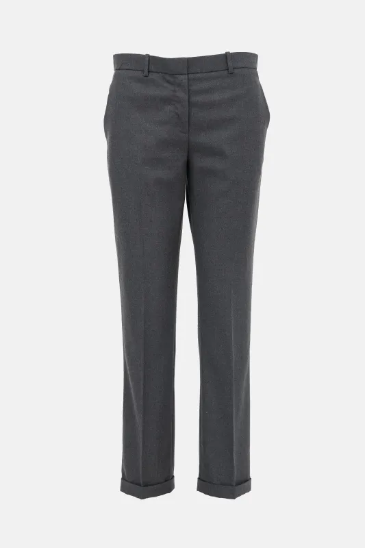 Wool Slim Leg Trouser made by The Row