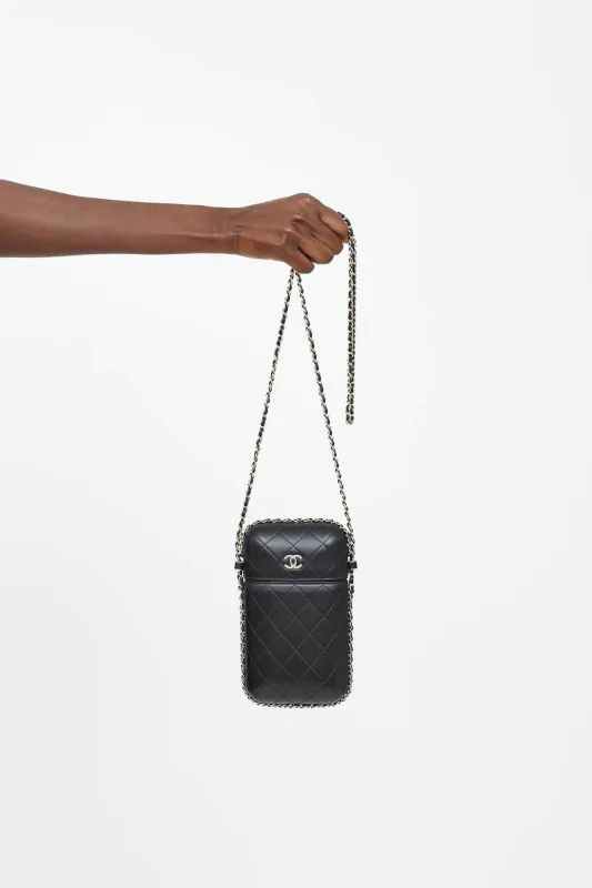 2021 Chain Around Phone Holder Bag made by Chanel
