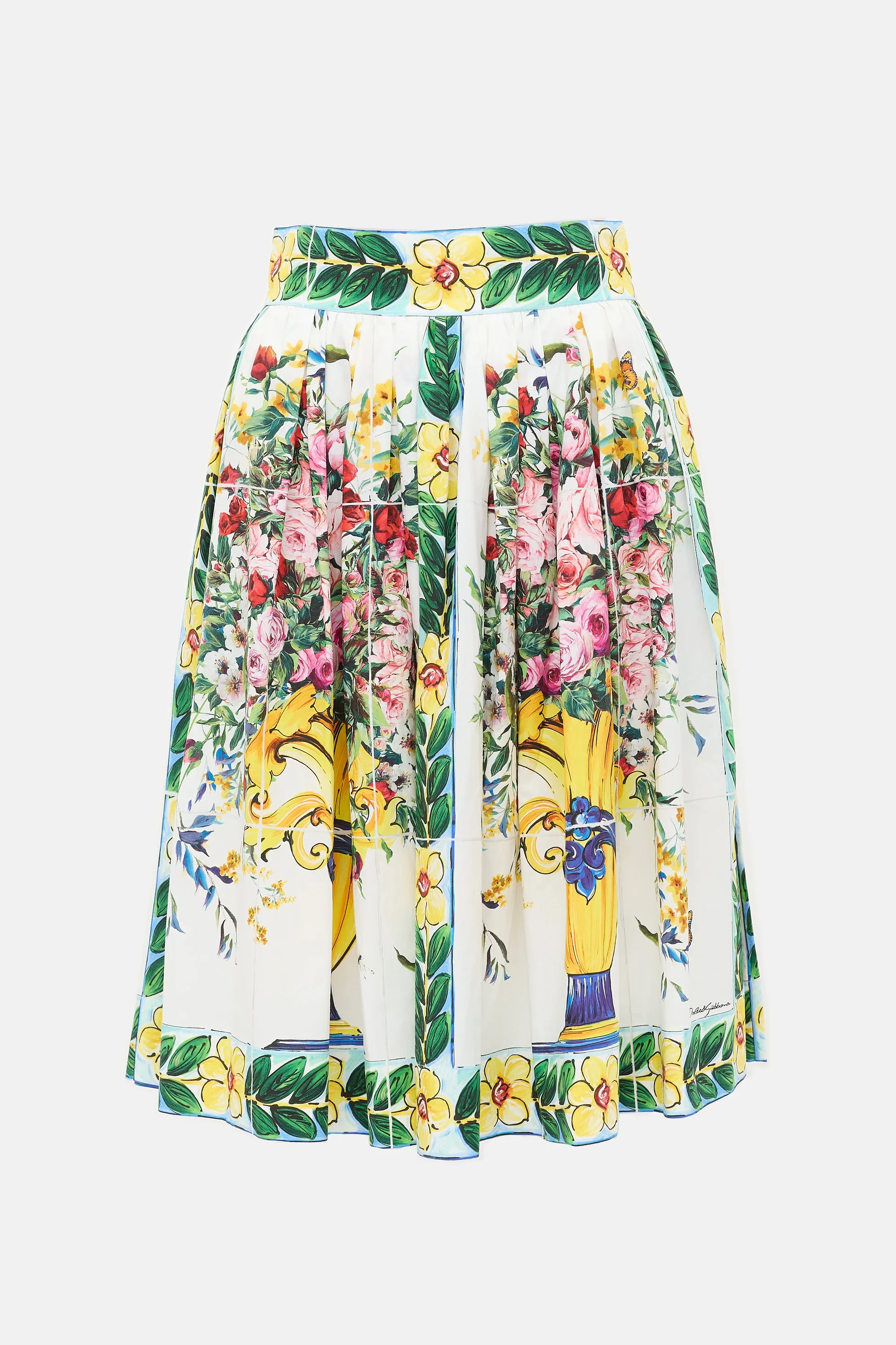 Floral Midi Skirt sold by VSP Consignment