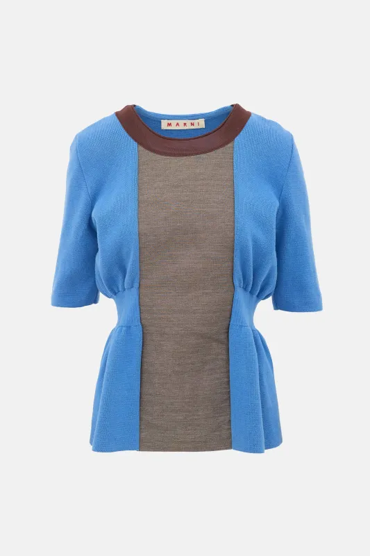 Knit Colour Block Top made by Marni