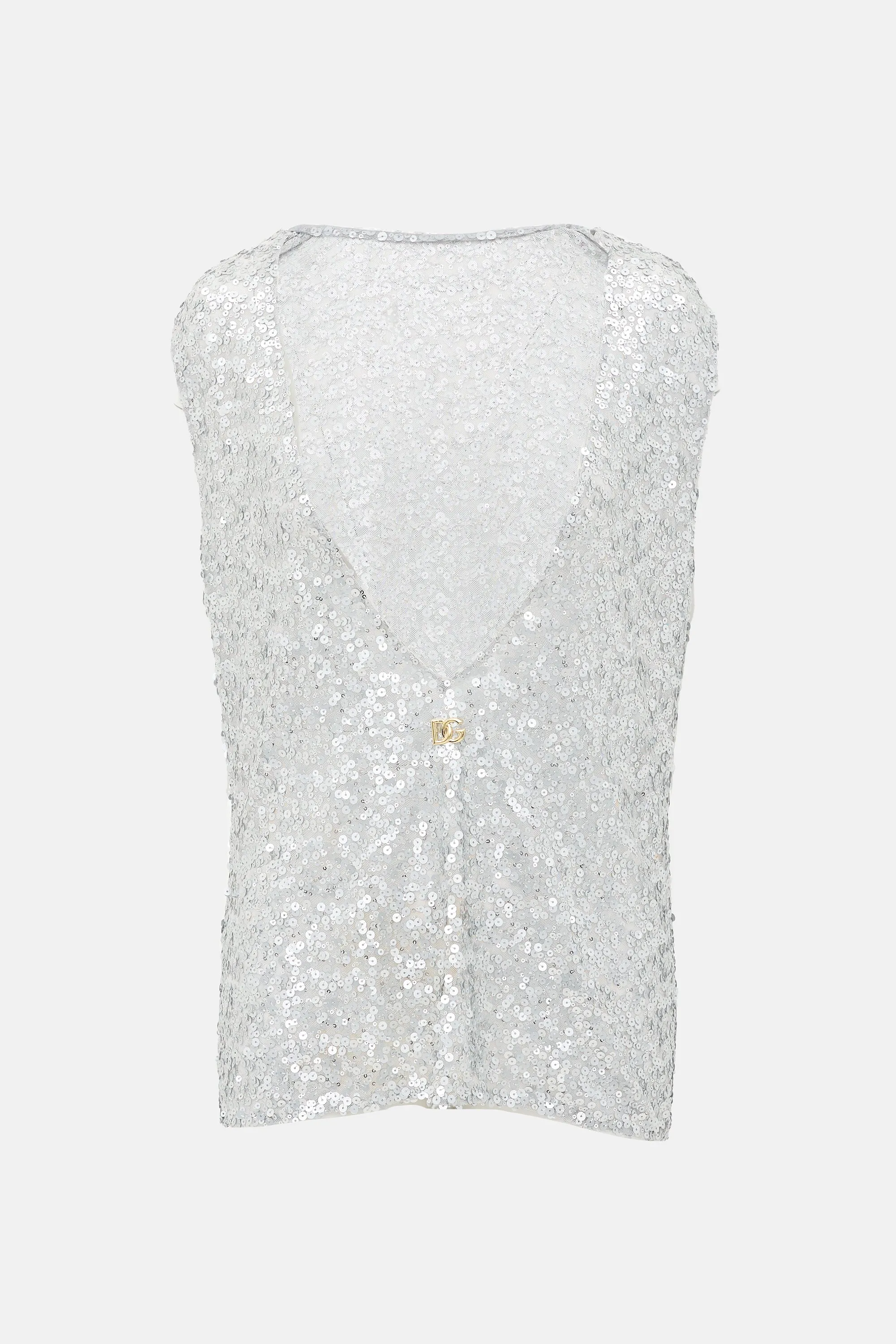 Sequin DG Sleeveless Top sold by VSP Consignment