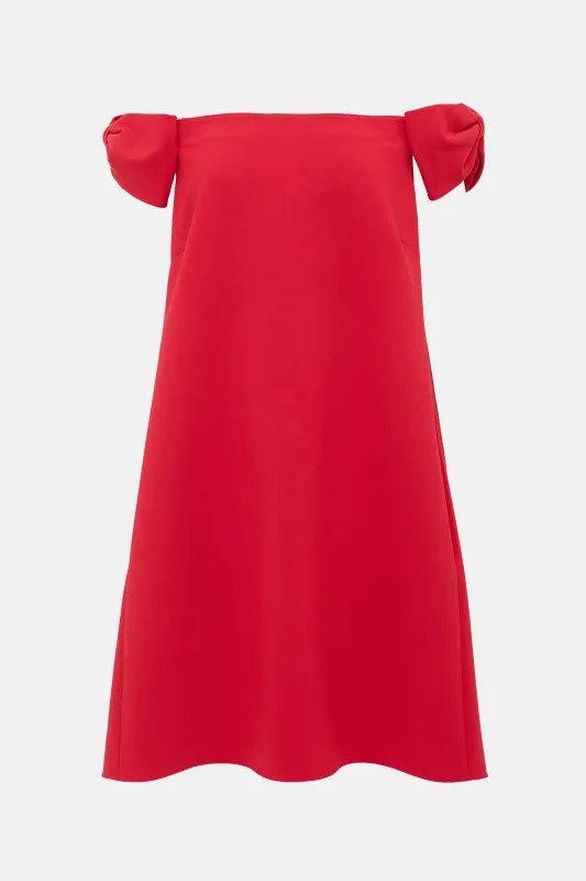 Wool Bow Shift Dress made by Valentino