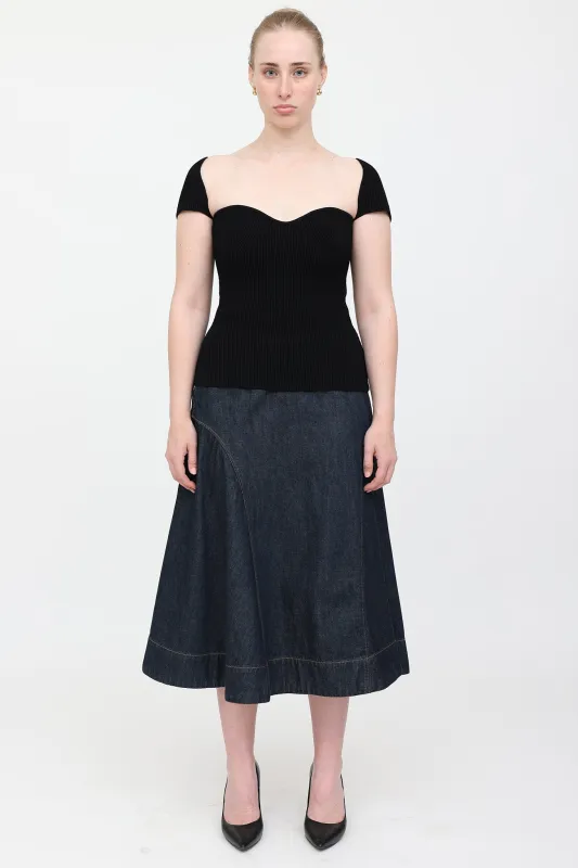 Ista Ribbed Top made by KHAITE