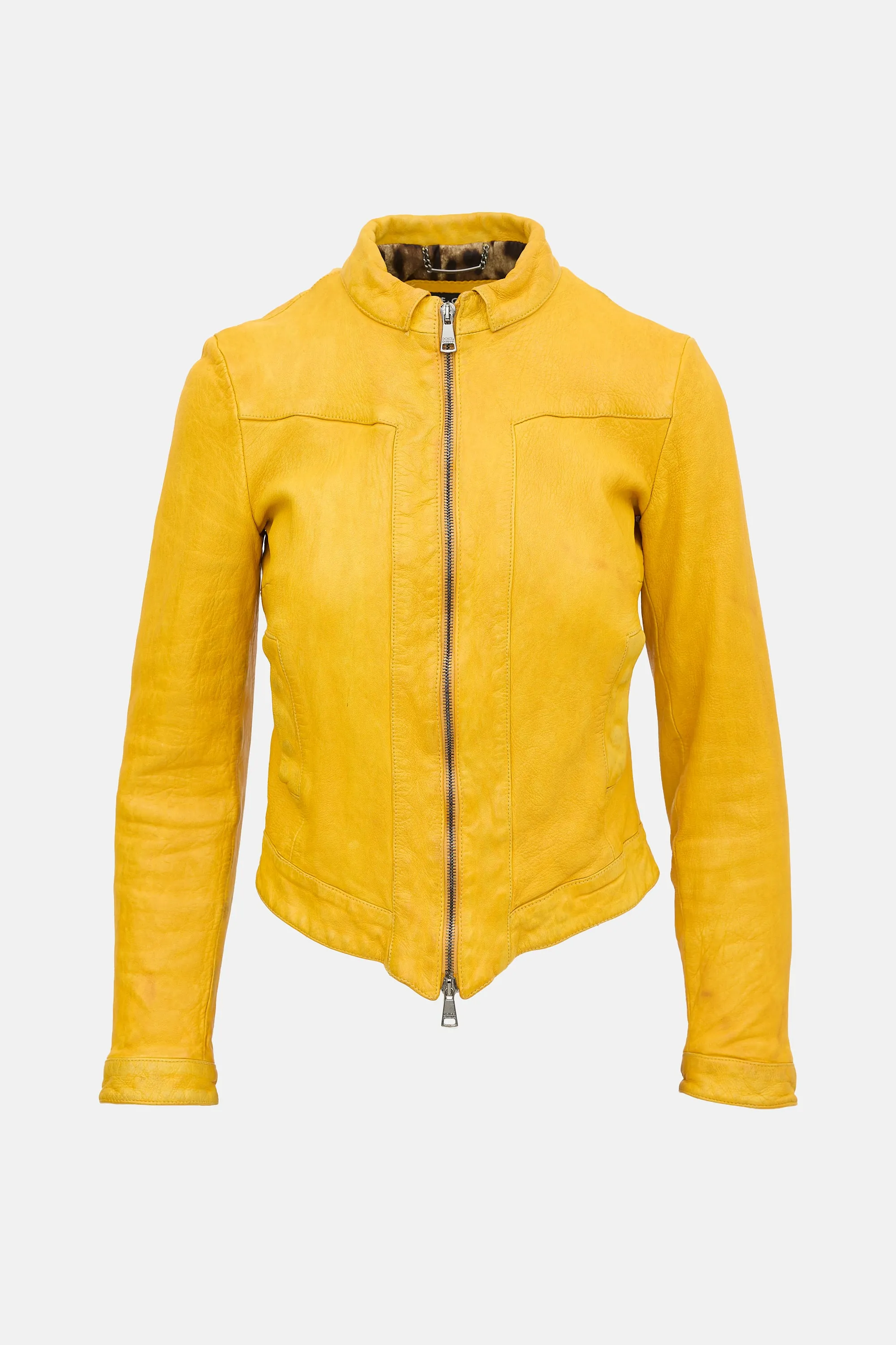 Leather Biker Jacket sold by VSP Consignment