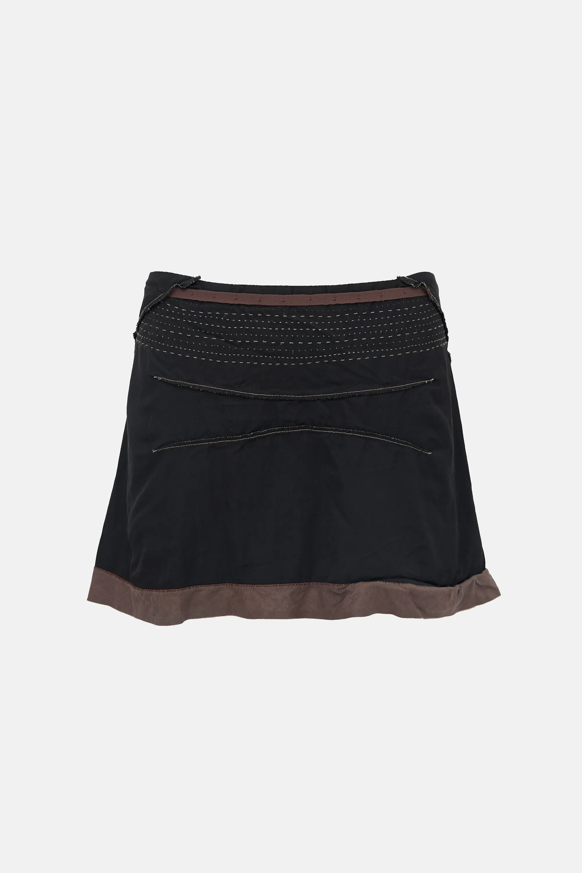 2000s Stitched Mini Skirt sold by VSP Consignment