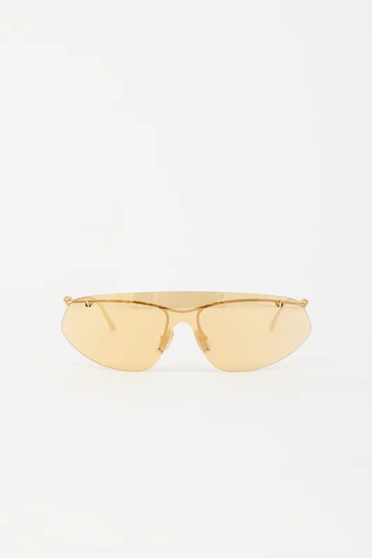 BV1272S Shield Sunglasses made by Bottega Veneta