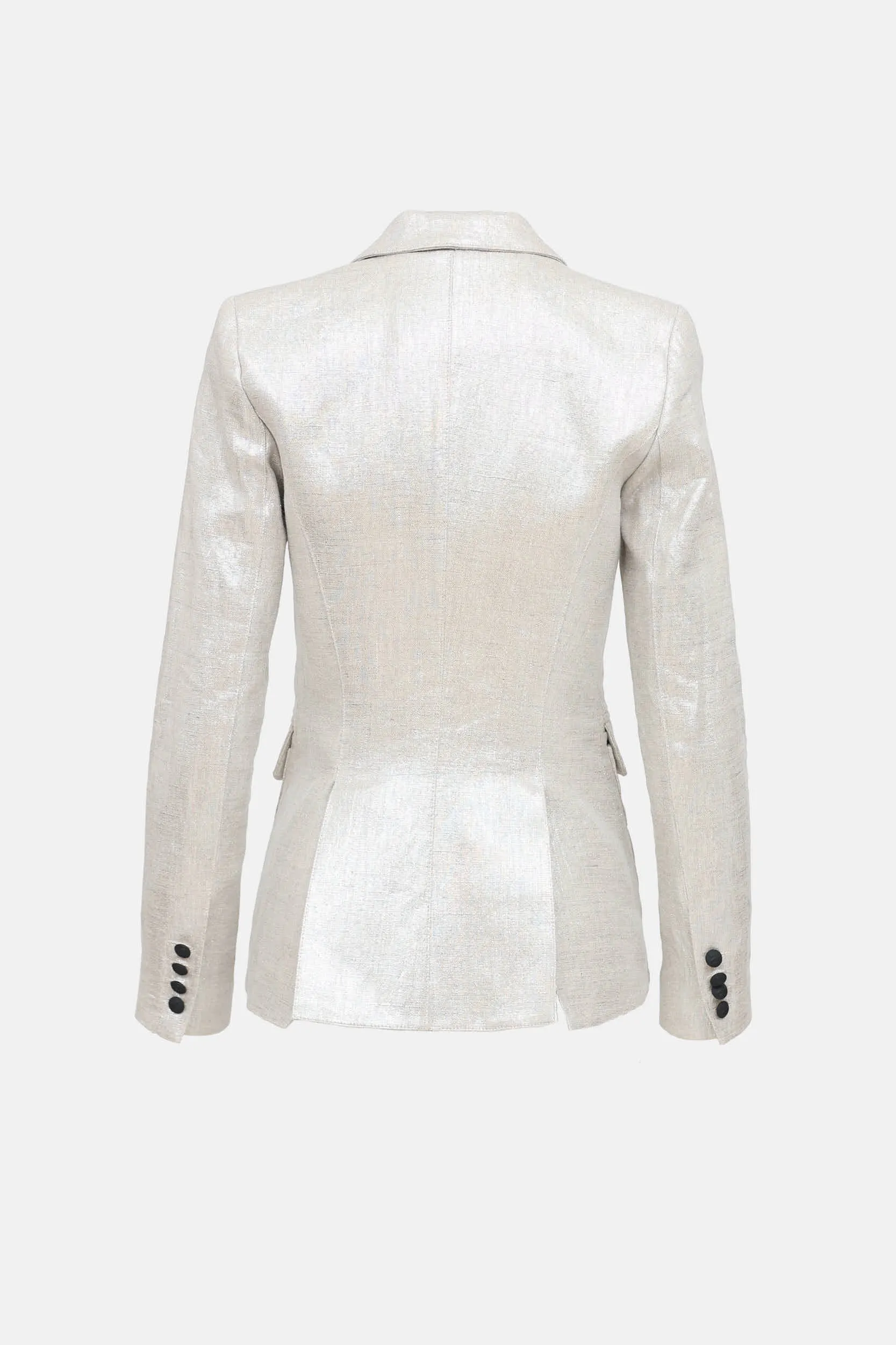 Metallic Linen Blazer sold by VSP Consignment product image thumbnail 2