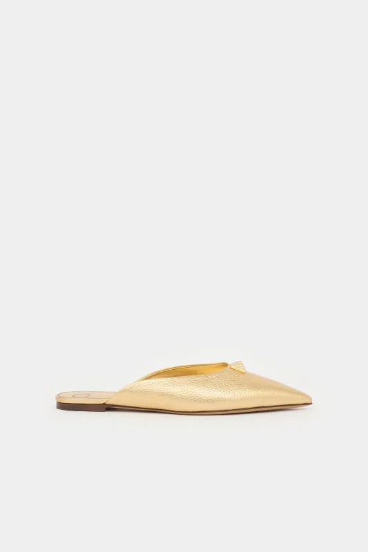 Metallic Roman Stud Mule made by Valentino