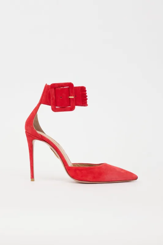 Suede Casablanca Heel made by Aquazzura