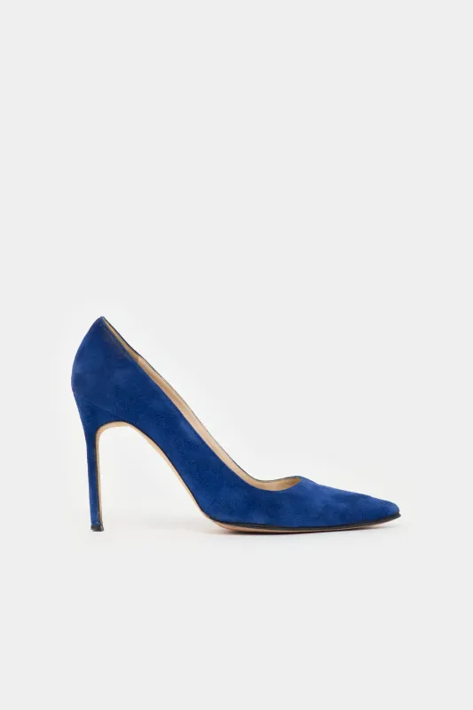 Suede BB Pump made by Manolo Blahnik