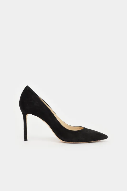 Suede Romy Pump made by Jimmy Choo