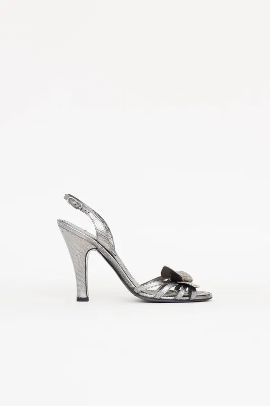 2007 Embellished Chain Heel made by Chanel