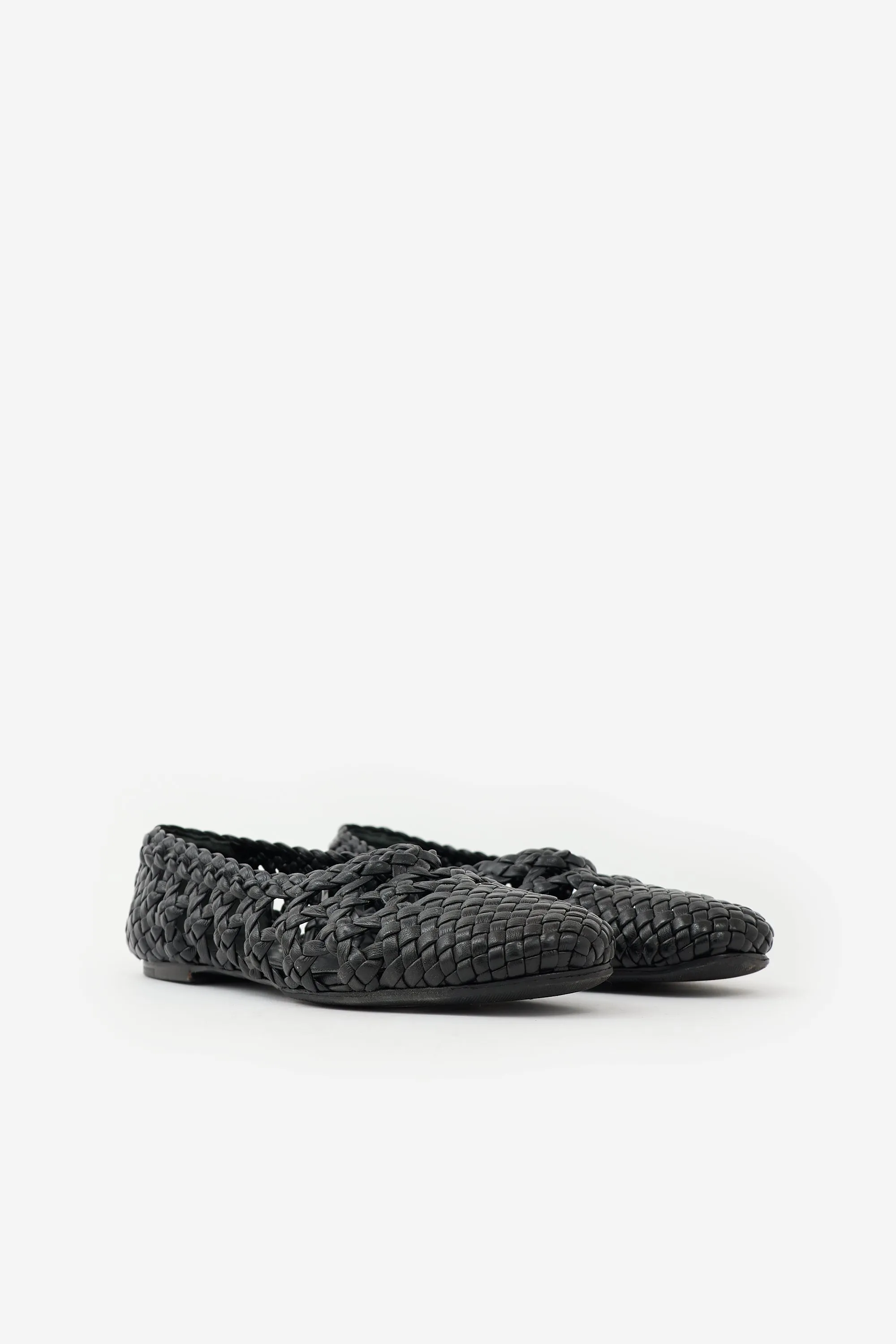Leather Woven Flat sold by VSP Consignment product image thumbnail 3
