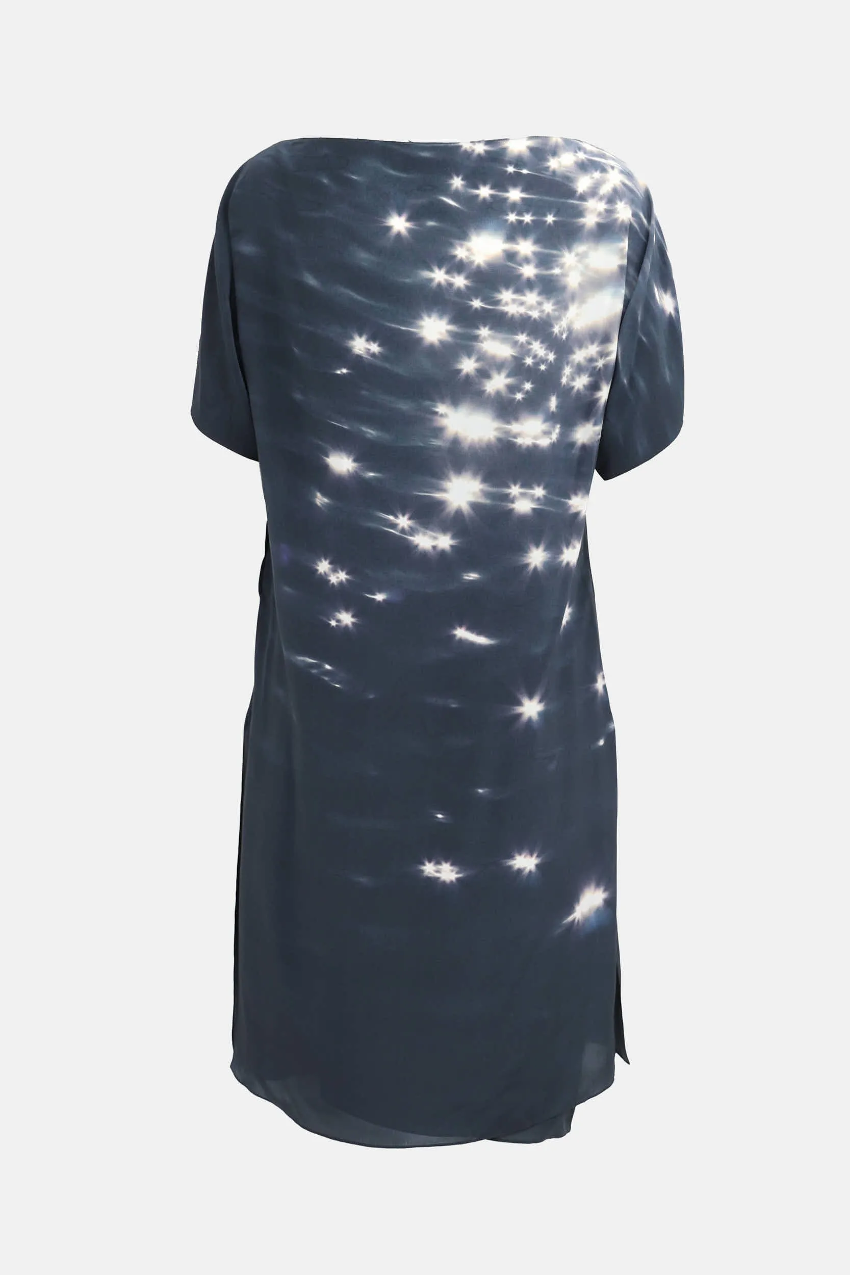 Silk Graphic Short Sleeve Dress sold by VSP Consignment product image thumbnail 2