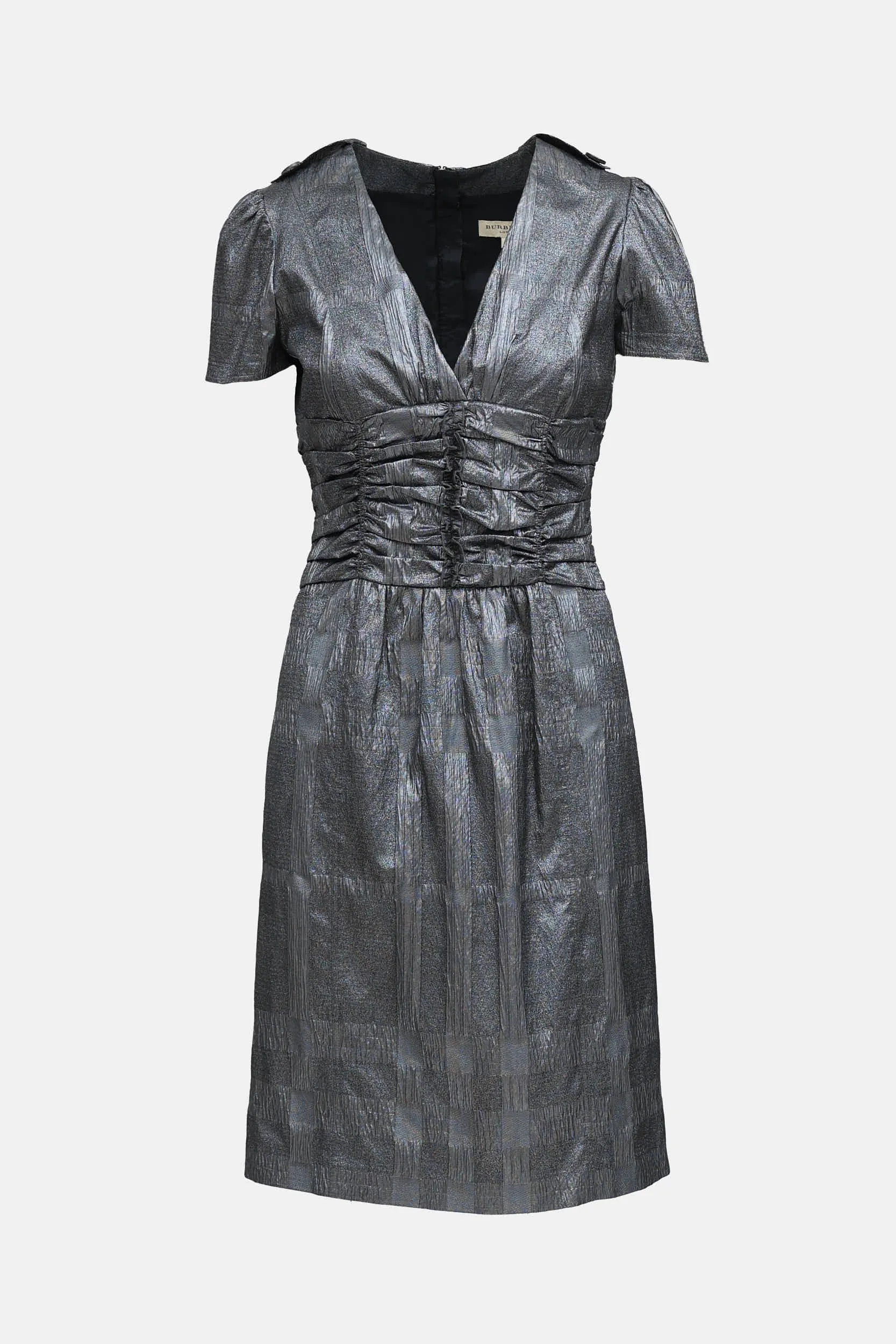 Metallic Ruched Dress sold by VSP Consignment