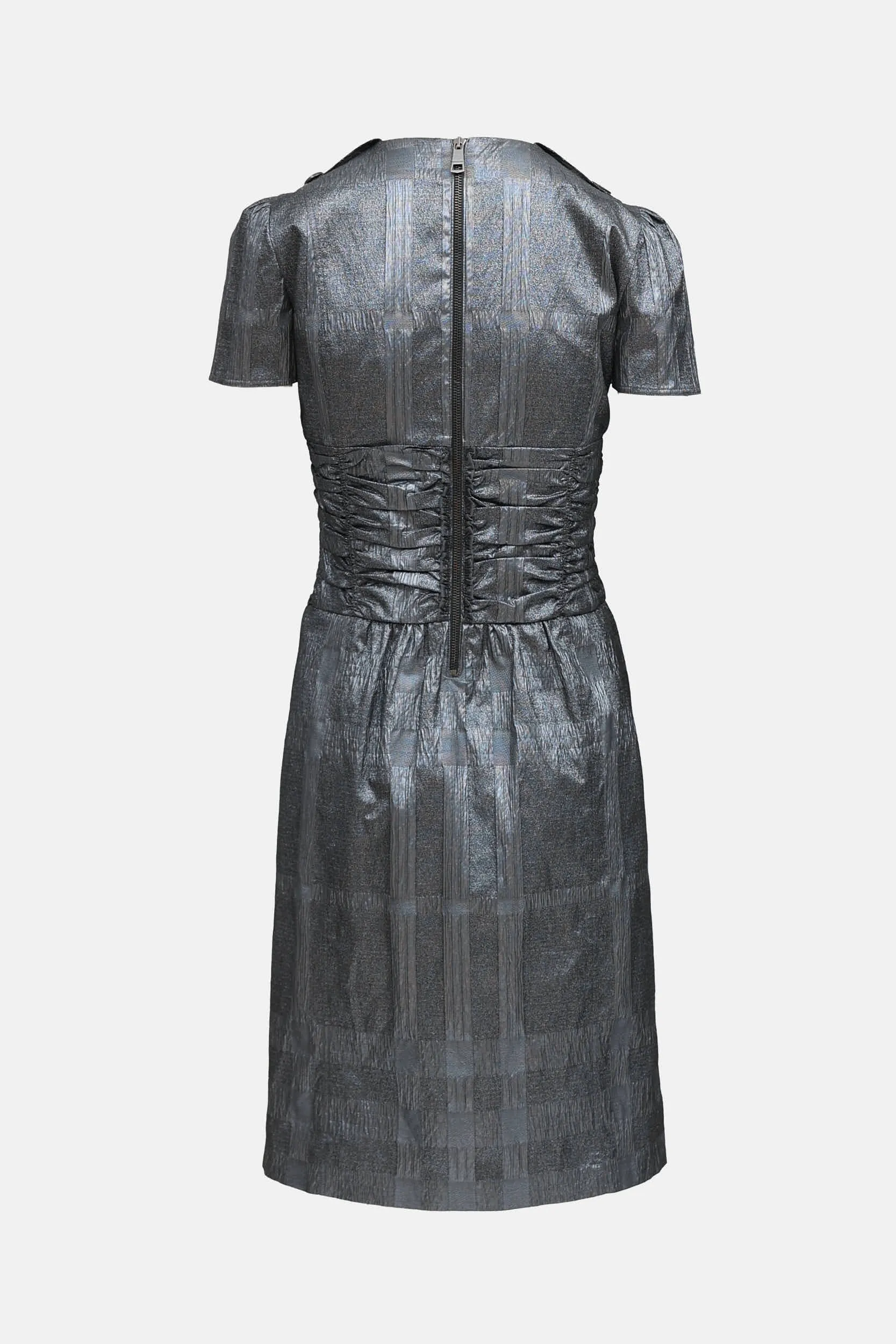 Metallic Ruched Dress sold by VSP Consignment product image thumbnail 2