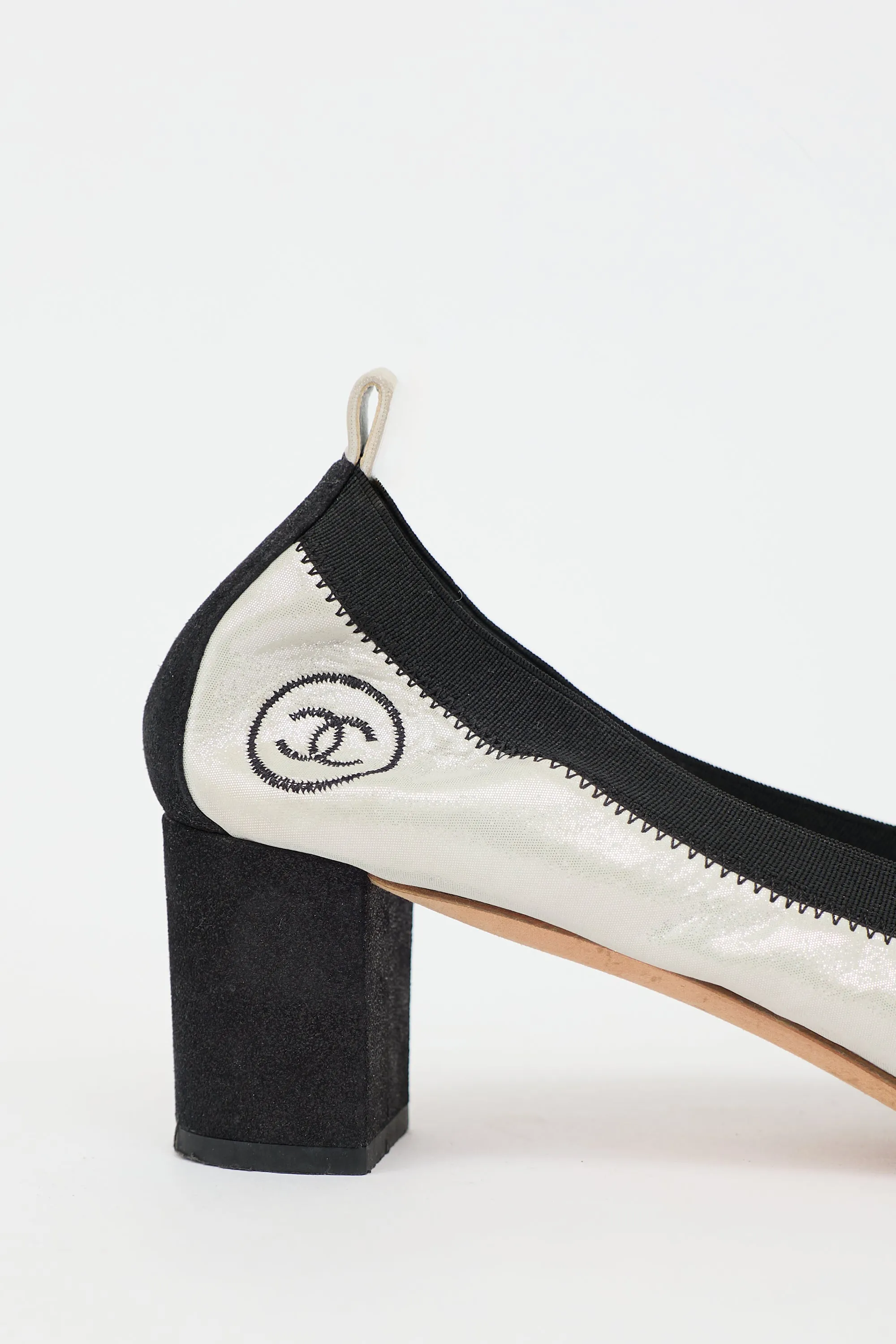 Sparkle Suede CC Heel sold by VSP Consignment product image thumbnail 2