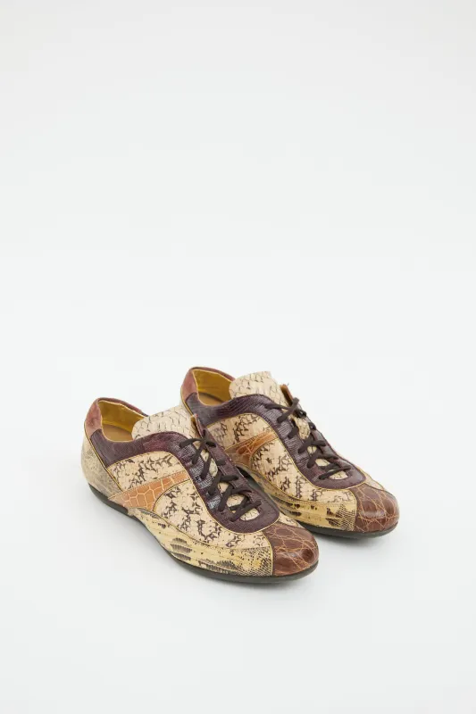 Embossed Detail Sneaker made by Prada
