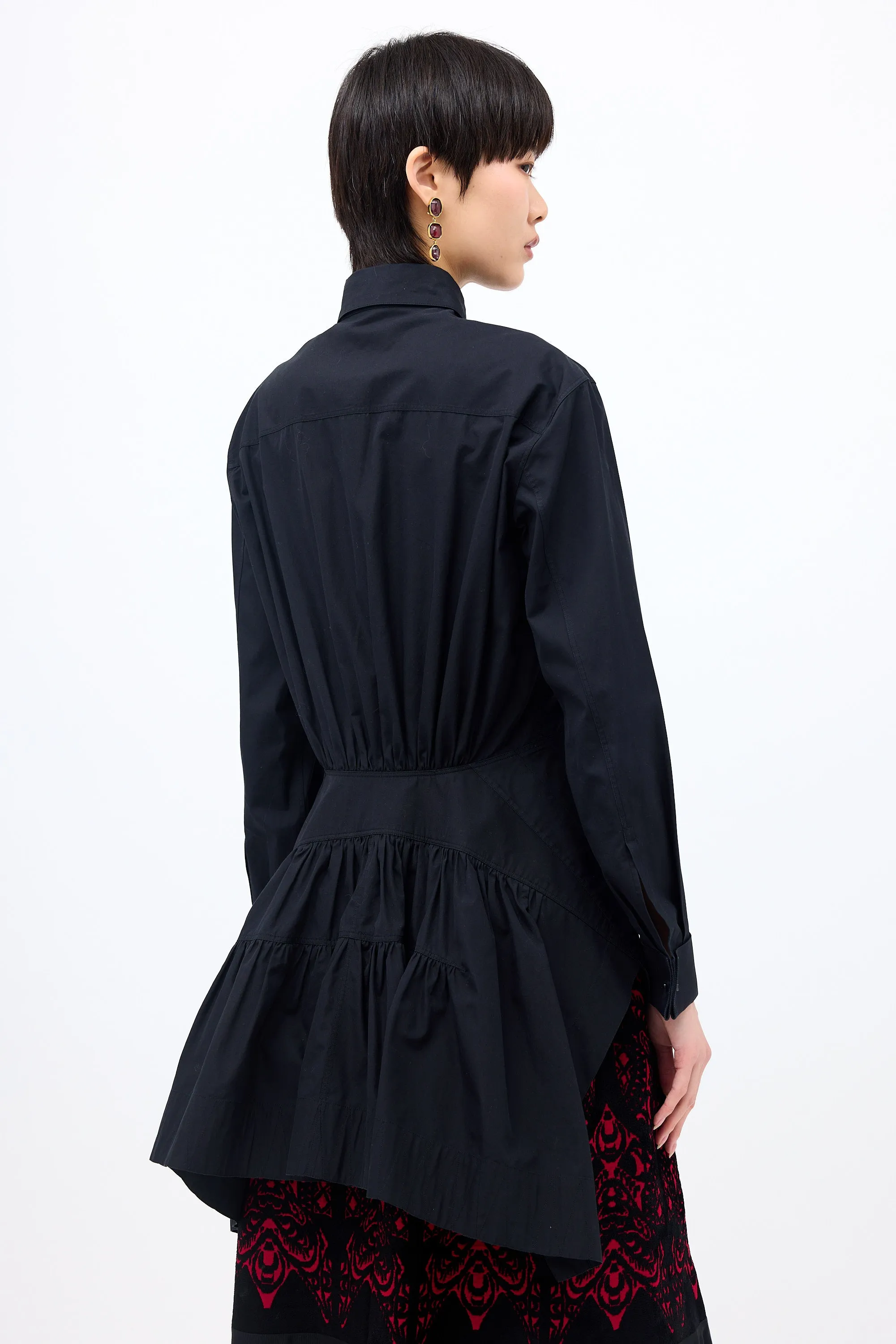Ruched Hi-Low Shirt sold by VSP Consignment product image thumbnail 4