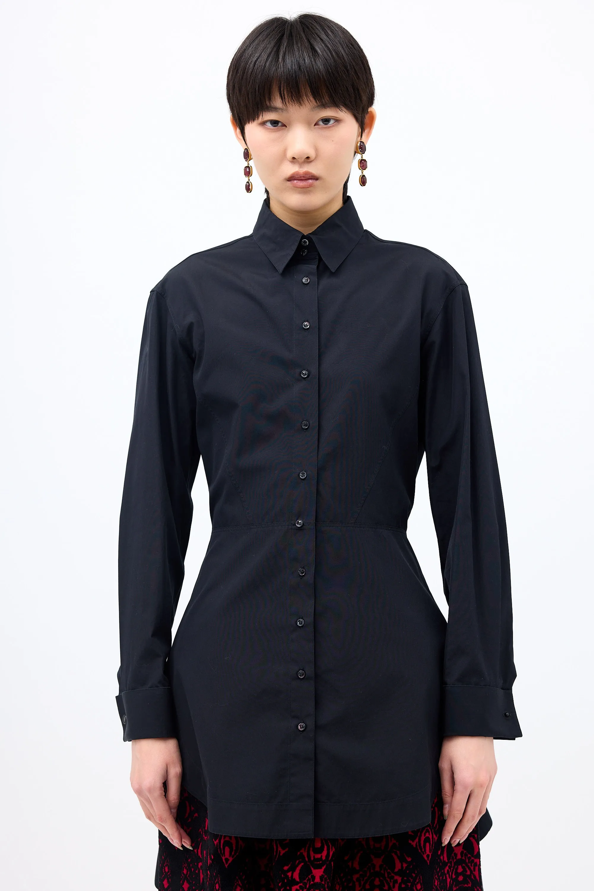 Ruched Hi-Low Shirt sold by VSP Consignment