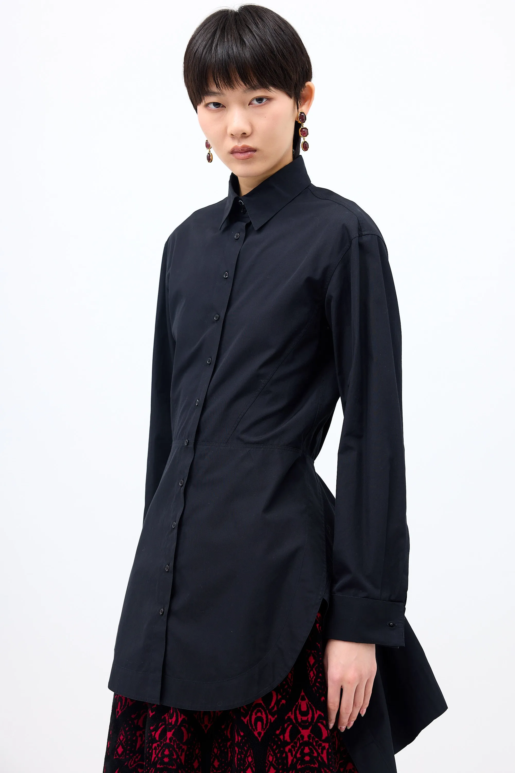 Ruched Hi-Low Shirt sold by VSP Consignment product image thumbnail 3