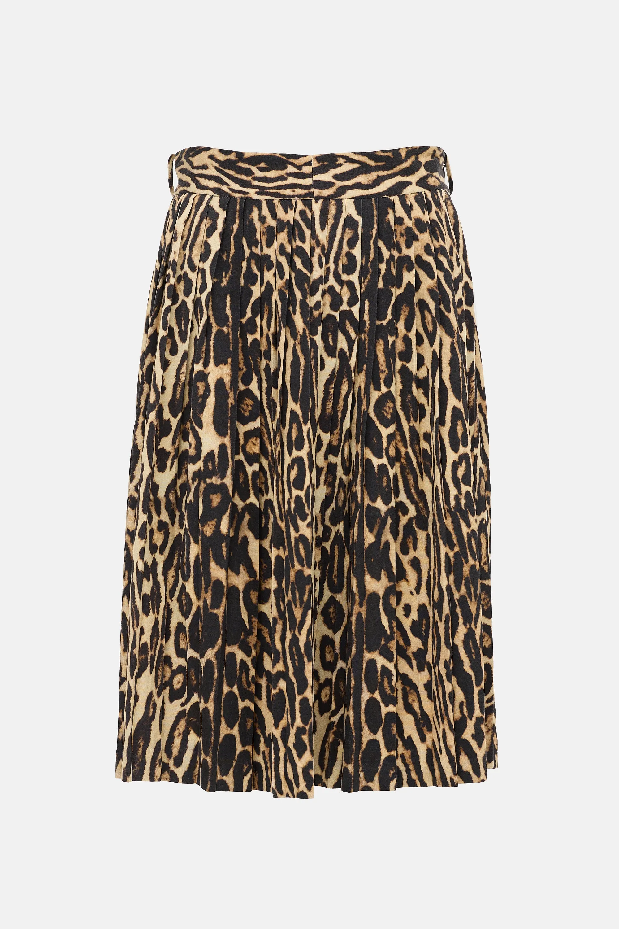 Silk Printed Pleated Skirt sold by VSP Consignment