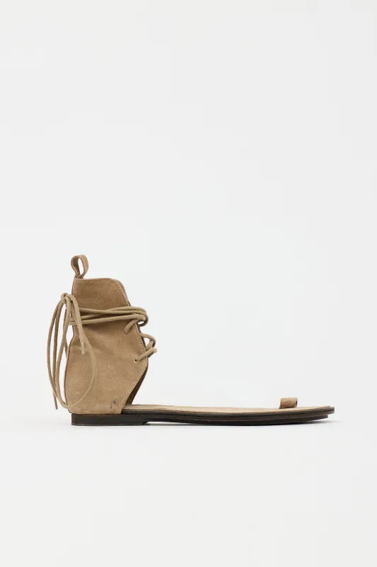 Suede Sandal made by Ann Demeulemeester