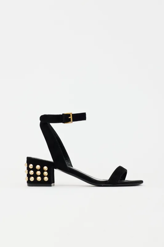 Suede Studded Sandal made by Alexander McQueen