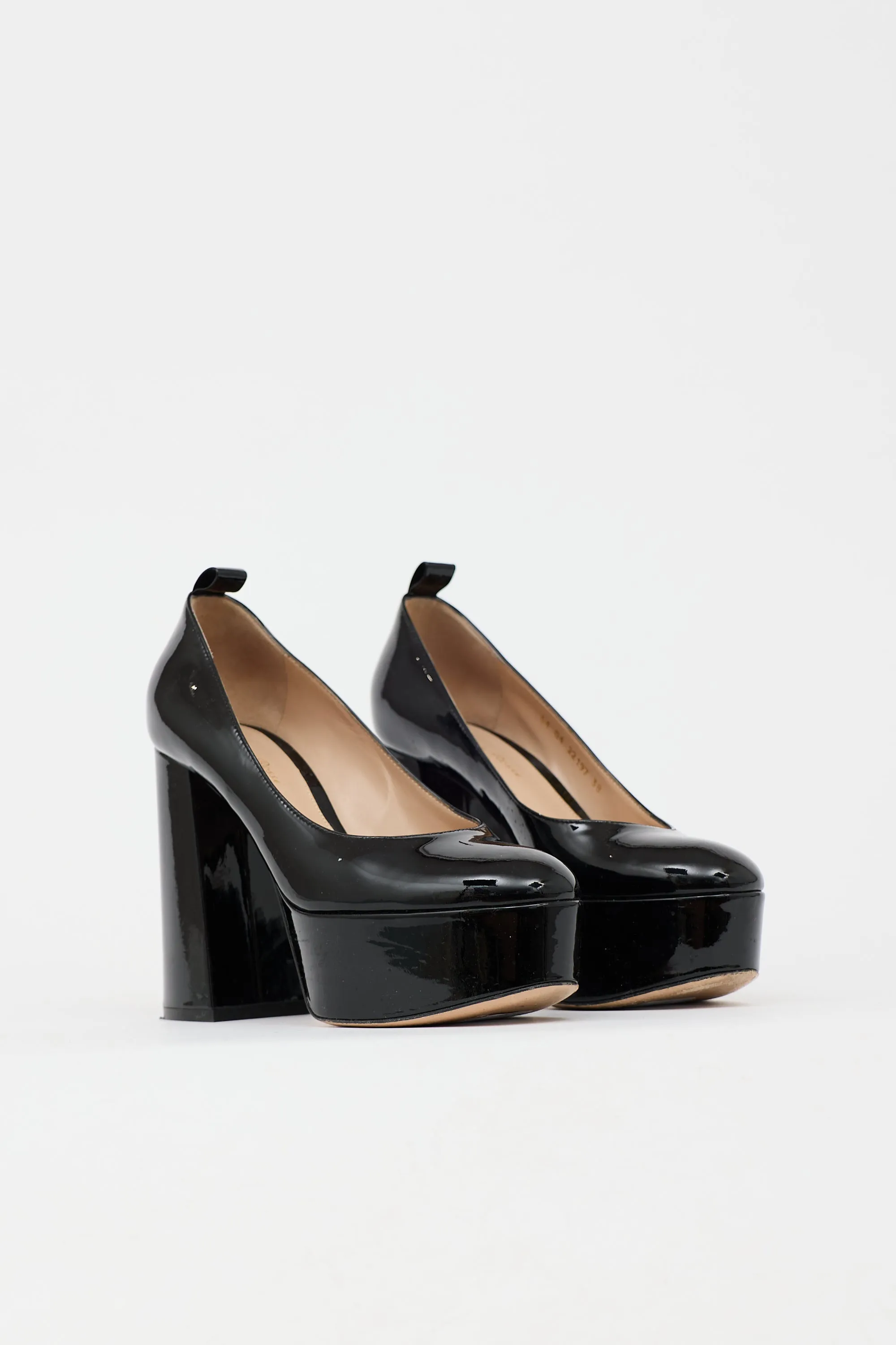 Leather Platform Pump sold by VSP Consignment product image thumbnail 2