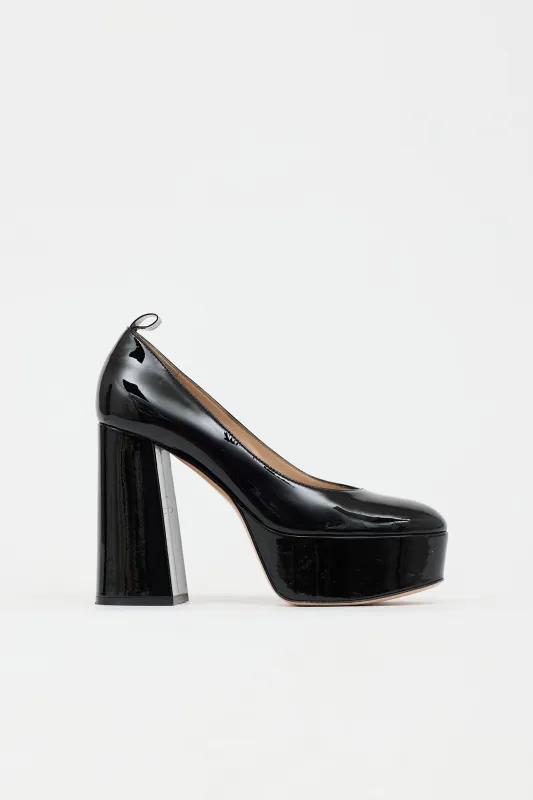Leather Platform  Pump made by Gianvito Rossi