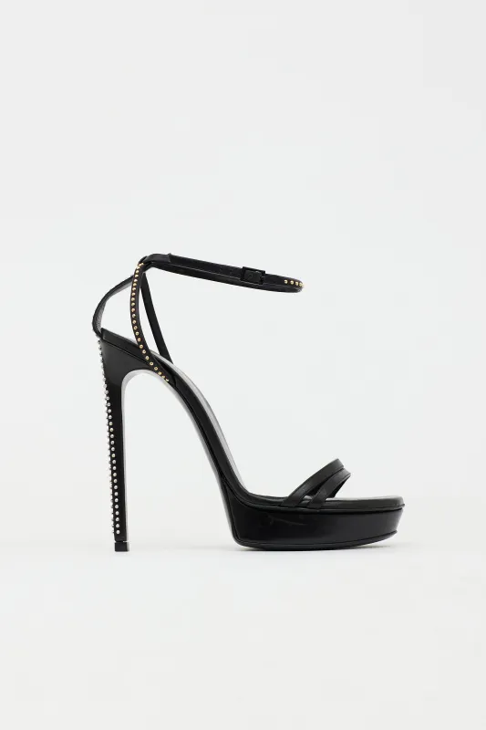 Studded Slingback Heel made by Yves Saint Laurent