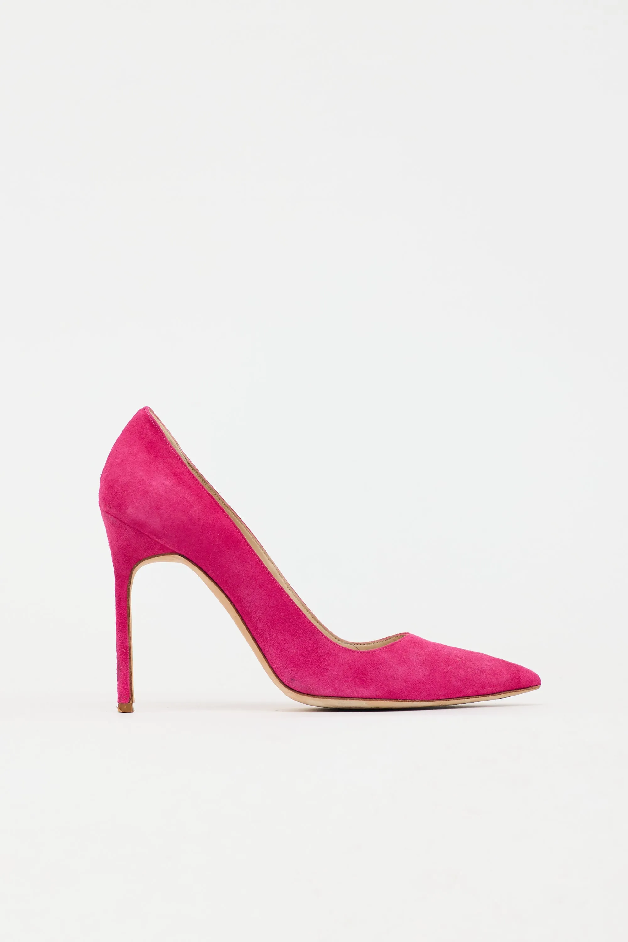 Suede Pointed Toe Pump sold by VSP Consignment