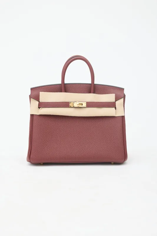 2025 Rouge H Togo Birkin 25 Bag made by Hermes