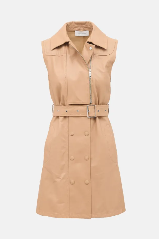 Leather Belted Dionne Dress made by Sportmax
