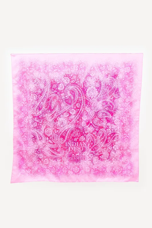 Silk Indian Dust 90 Scarf made by Hermes